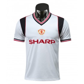 Manchester United Fodboldtrøjer Retro Udebanesæt 1985 Kort ærmer